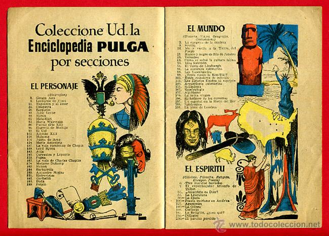 Secciones de la Enciclopedia Pulga